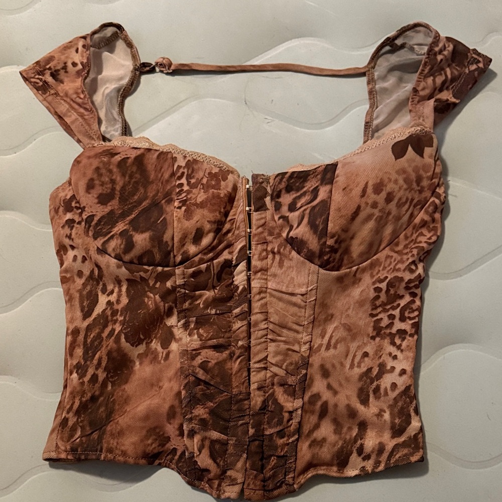Windsor Tan Corset Top